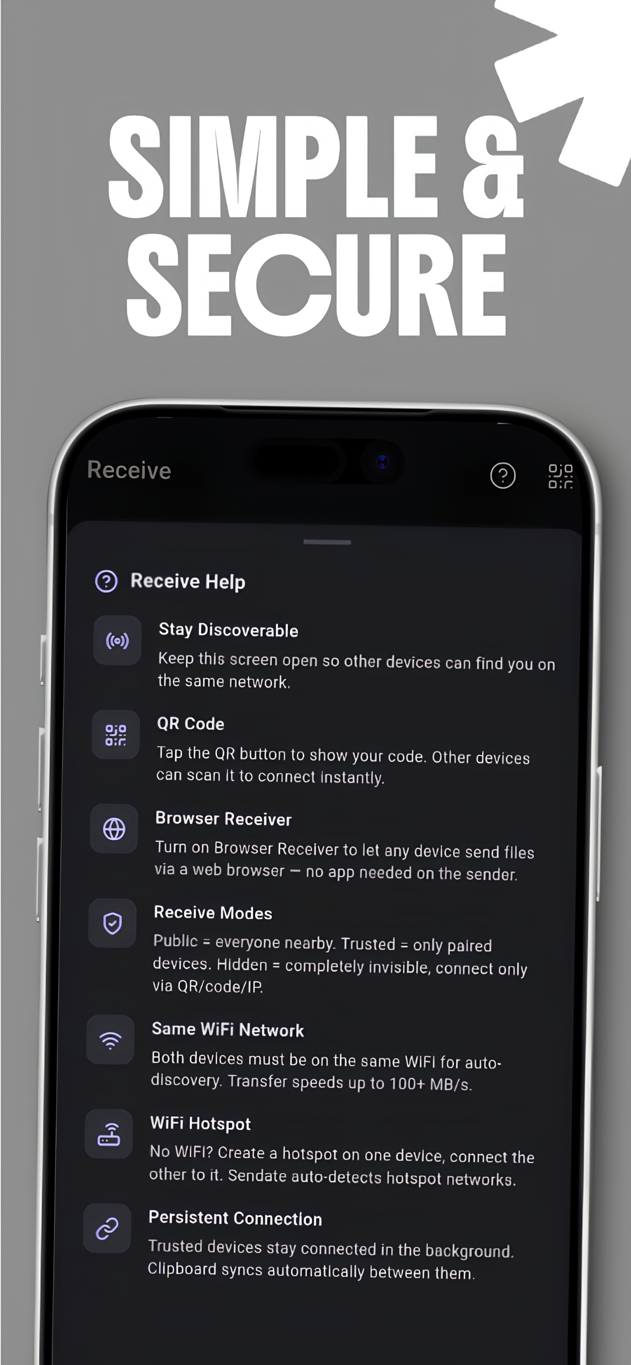 Sendate Privacy